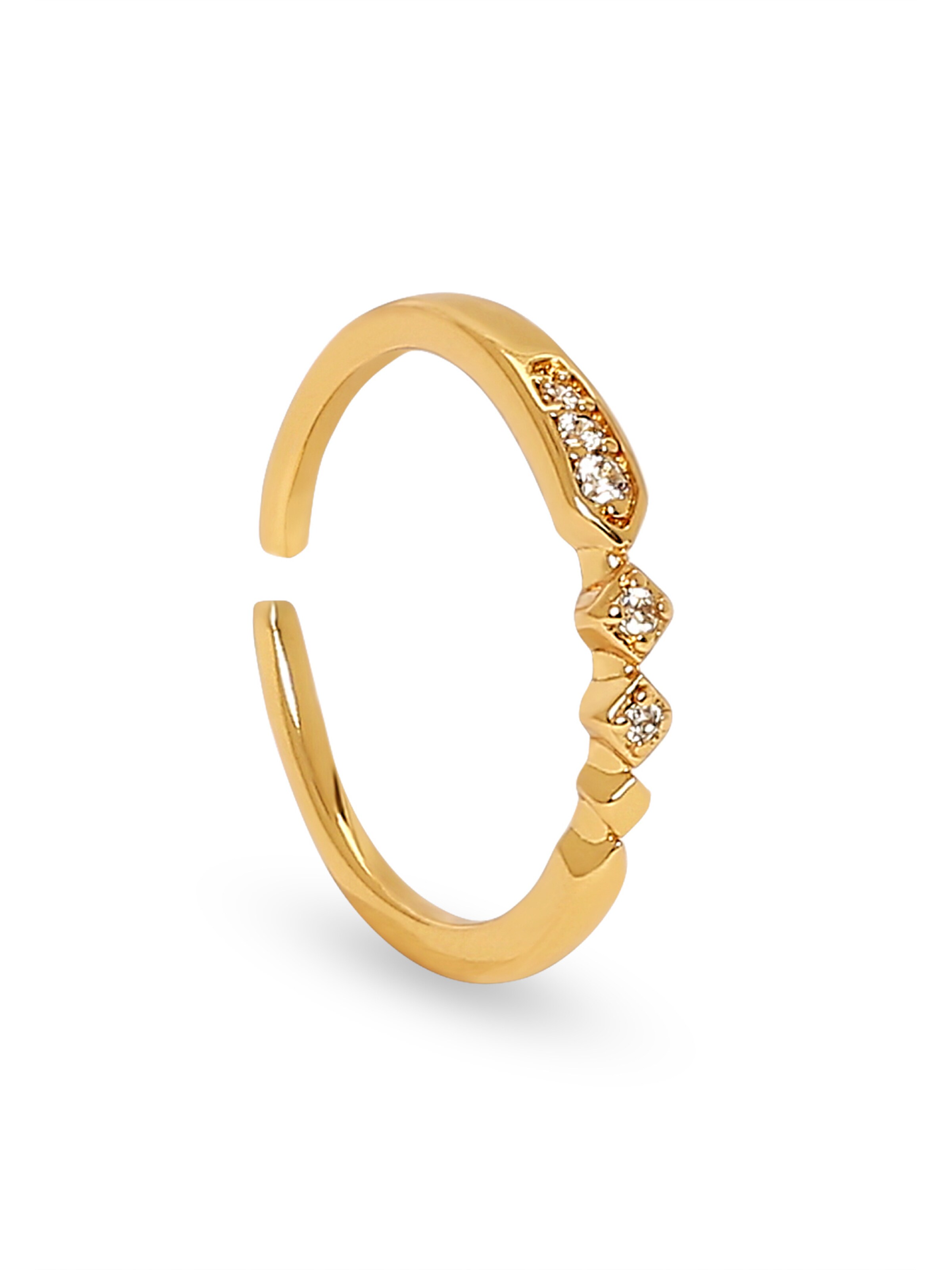 MISH Ringe 'Julia' in Gold: Vorderseite
