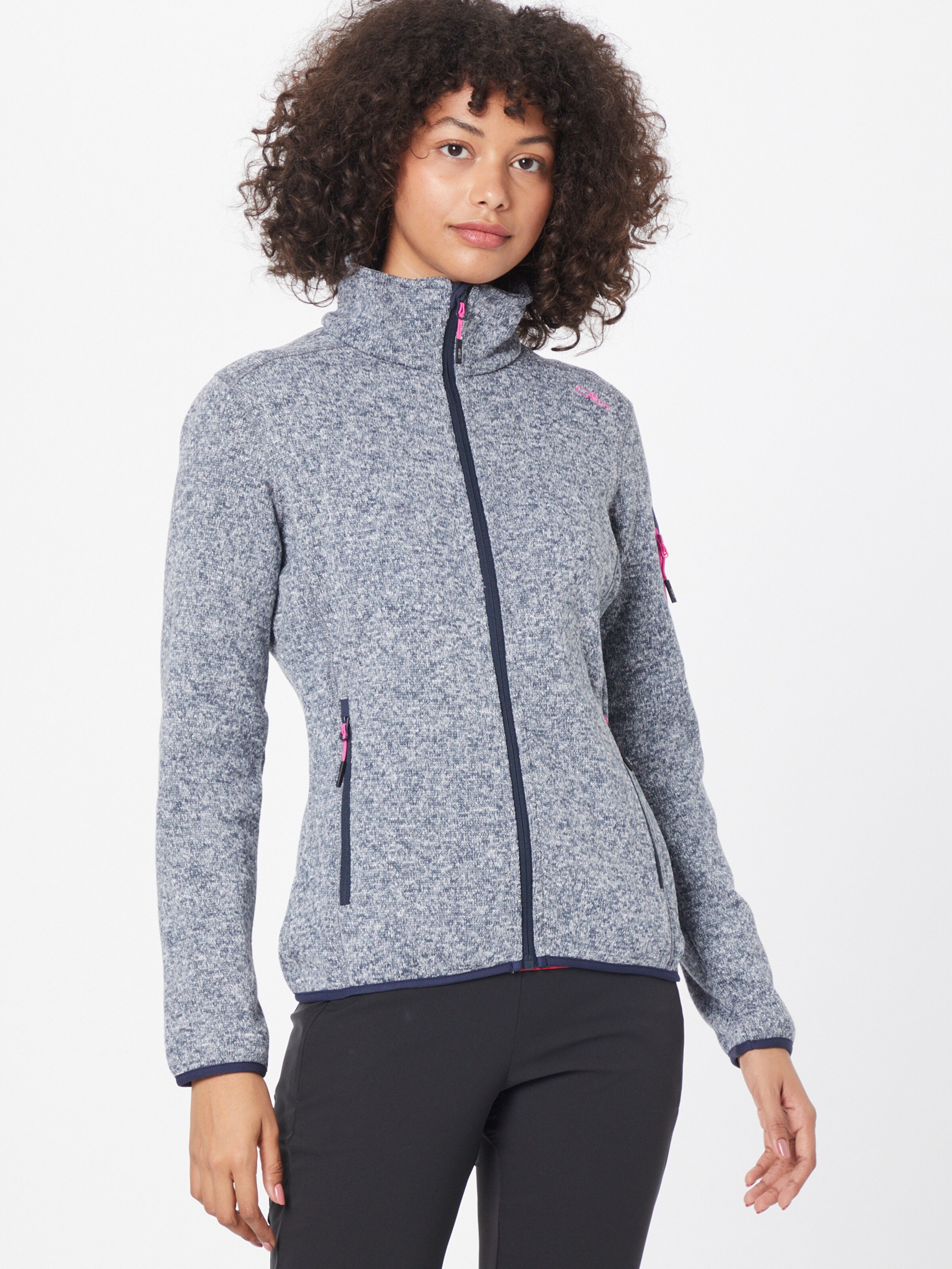 CMP Athletic Fleece Jacket in Blue 