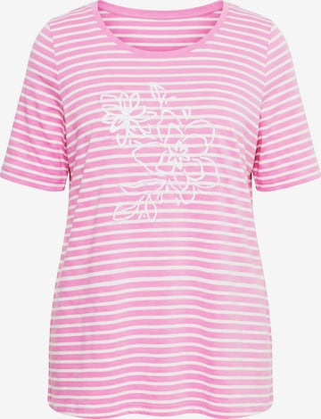 Ulla Popken T-Shirt in Pink: Vorderseite