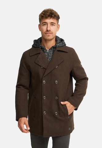 Manteau mi-saison 'Cliff' INDICODE JEANS en marron : devant