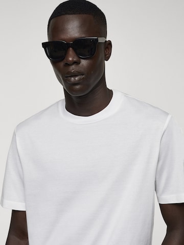 T-Shirt 'BELLOW' MANGO MAN en blanc