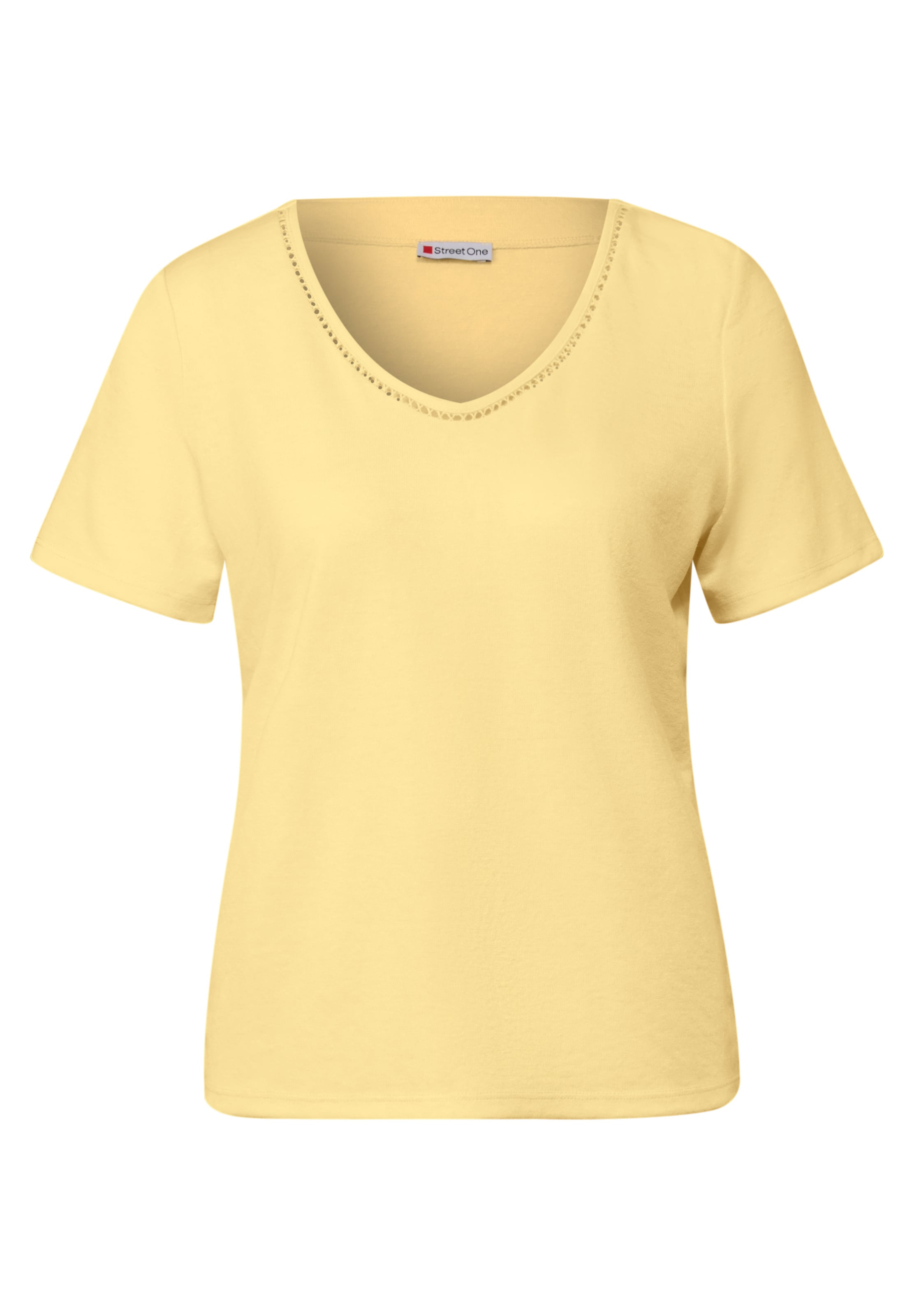 STREET ONE Shirt in Yellow: front