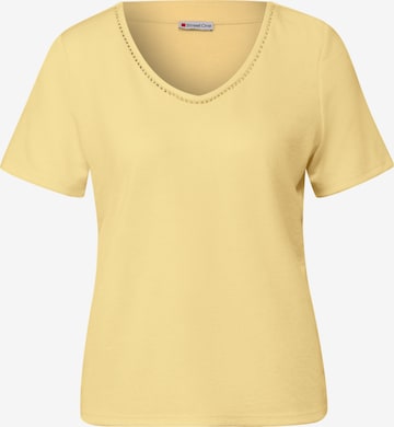 STREET ONE T-Shirt in Gelb: Vorderseite