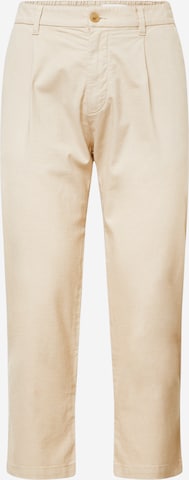 s.Oliver Regular Bandplooibroek in Beige: voorkant