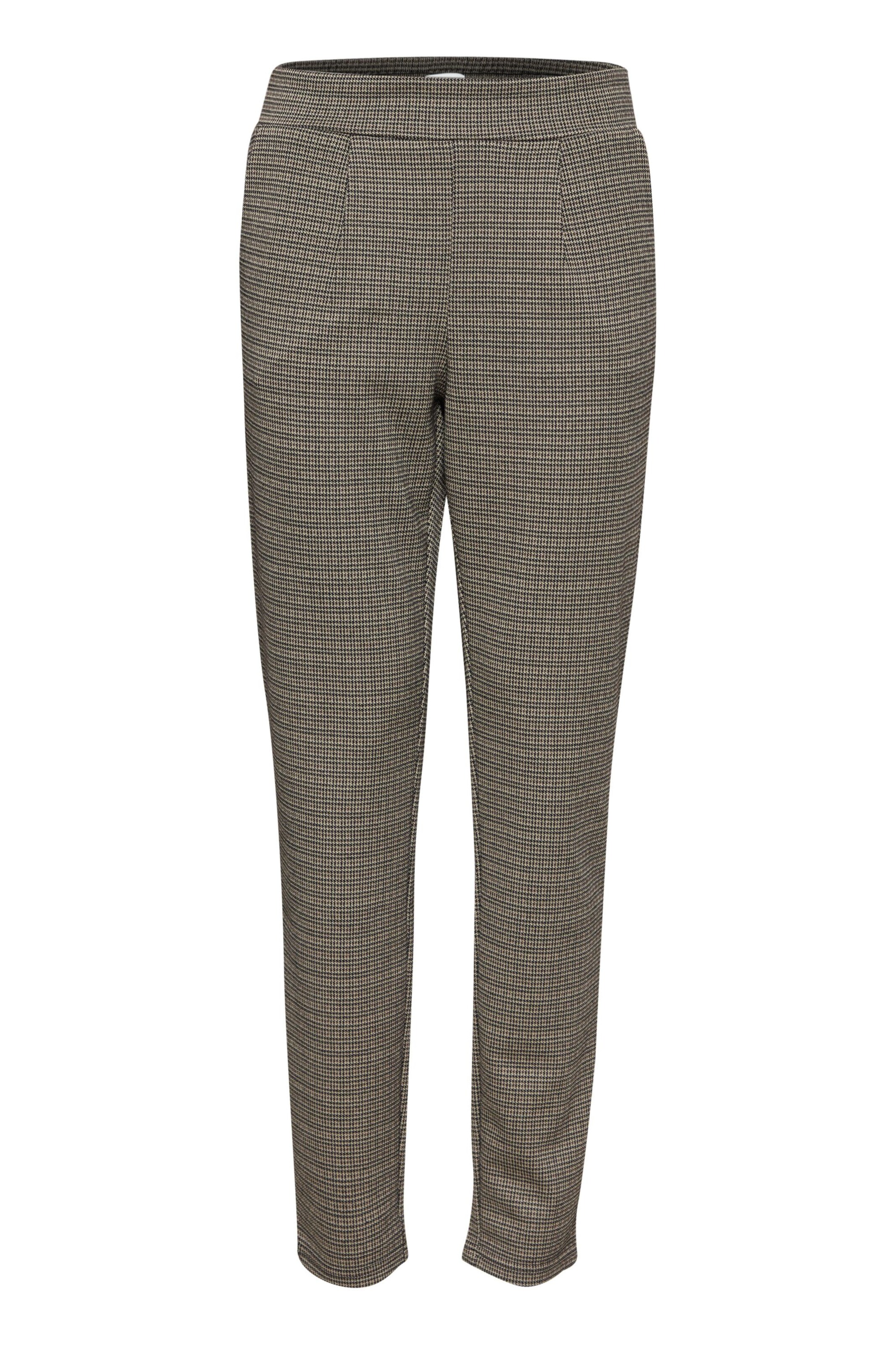 b.young Bundfaltenhose 'Mravna' in beige / schwarz, Produktansicht