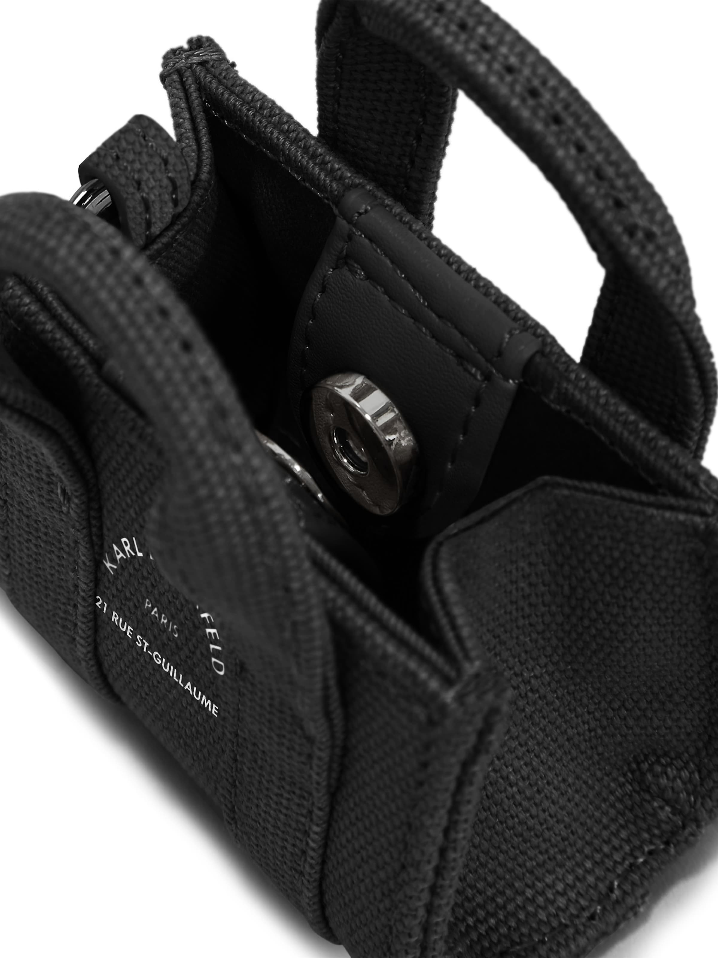 Karl Lagerfeld Obesek za ključe | črna barva