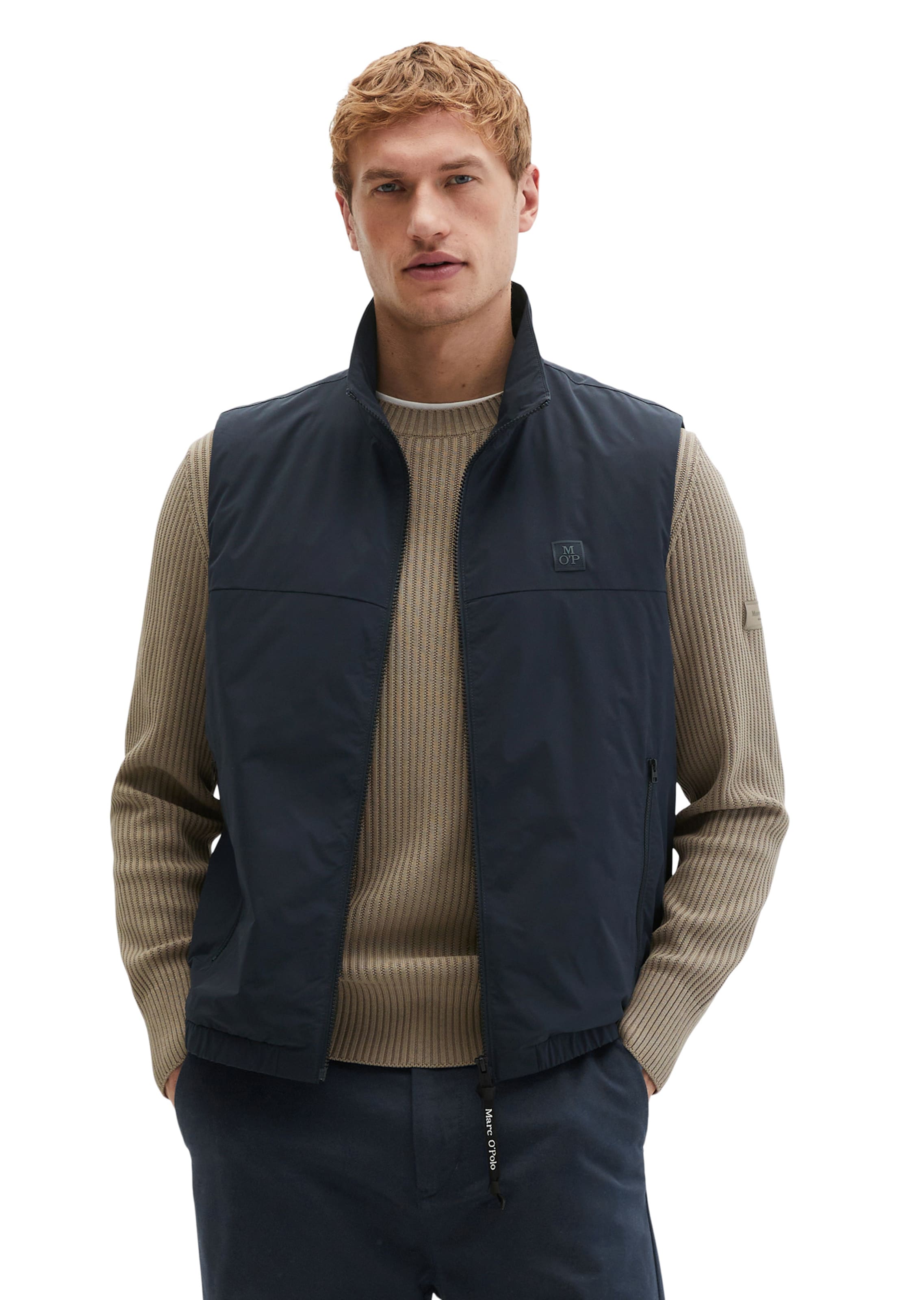 Marc O'Polo Weste in Blau: Vorderseite