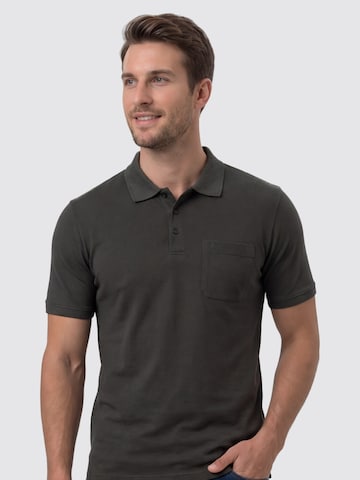 Ragman Shirt 'Basic' in Grey: front
