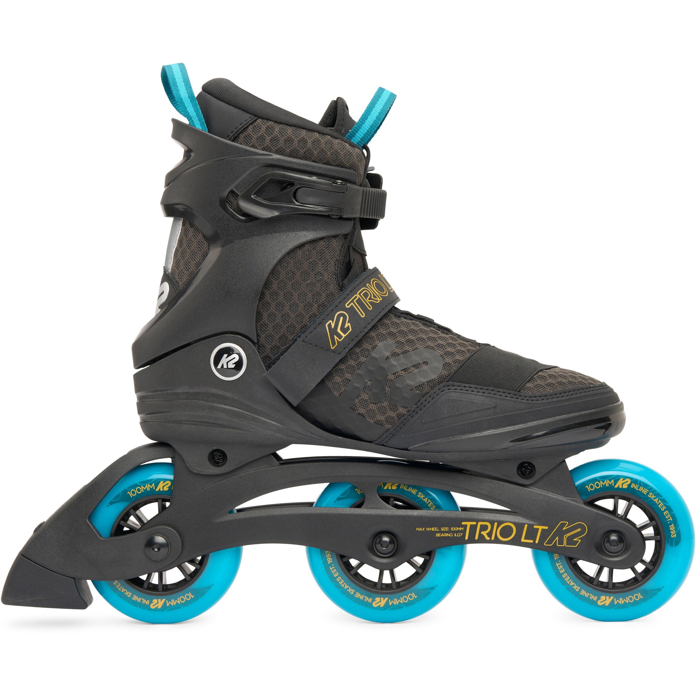 K2 Inlineskates 'Trio LT 100' in Schwarz