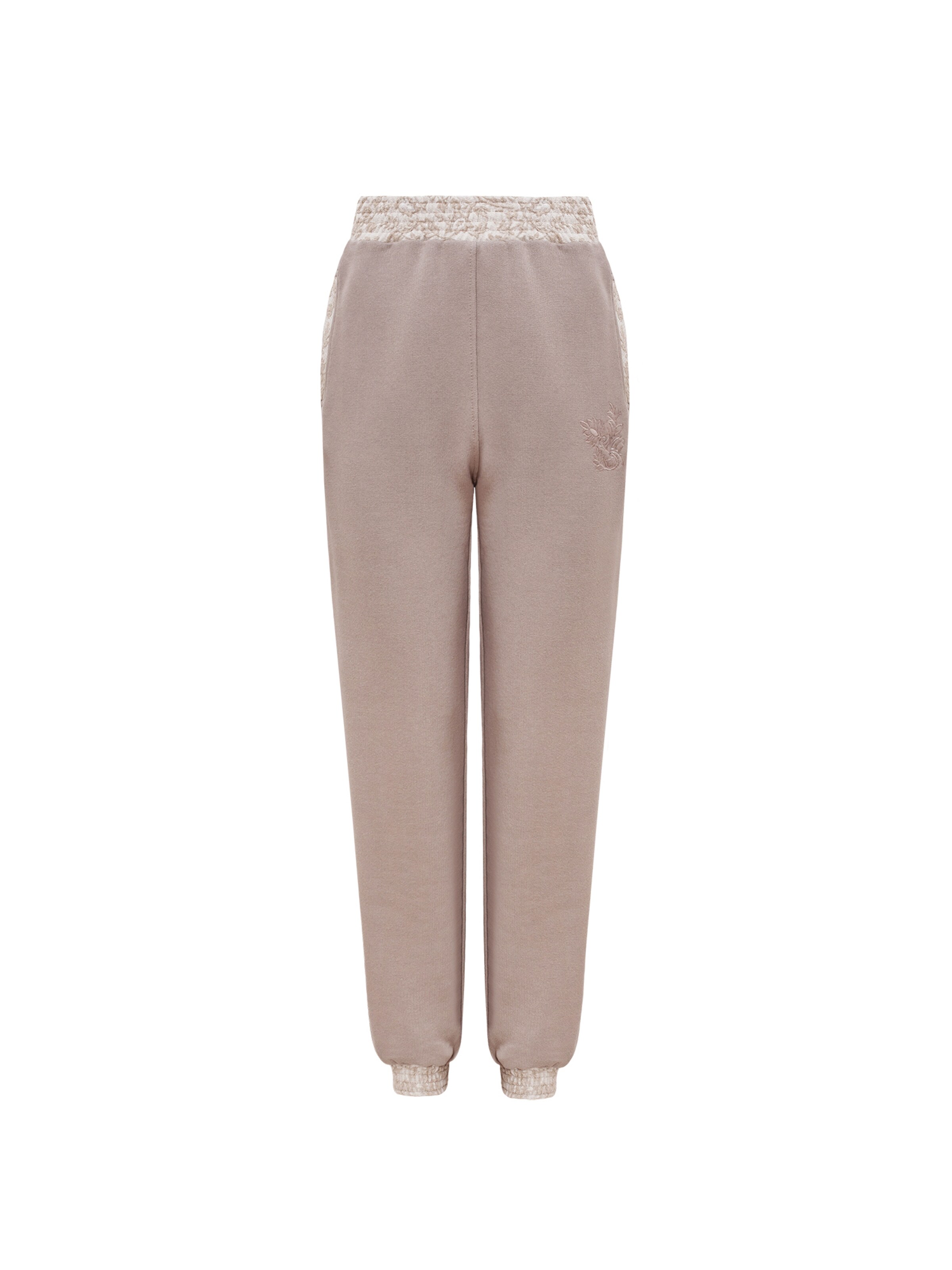 mandragora Loosefit Hose 'Lantre' in Beige: Vorderseite