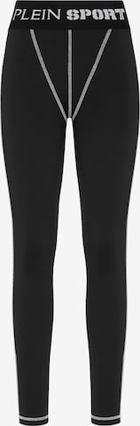 Plein Sport - Skinny Leggings em preto: frente