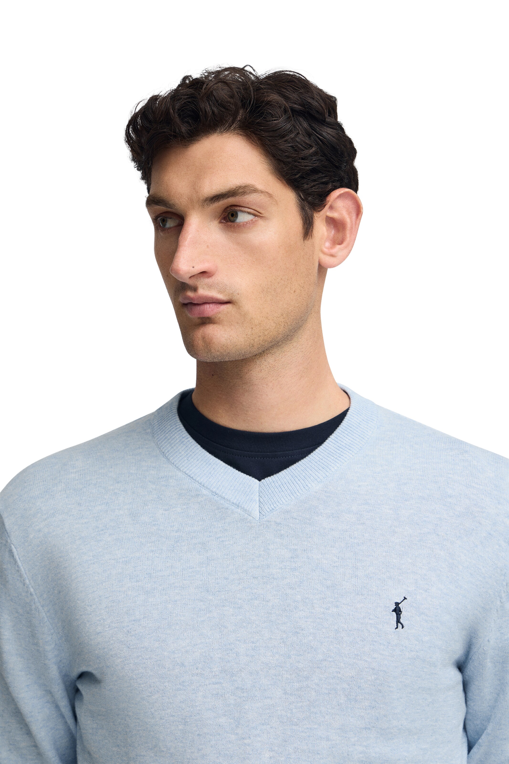 Polo Club Pullover in Blau