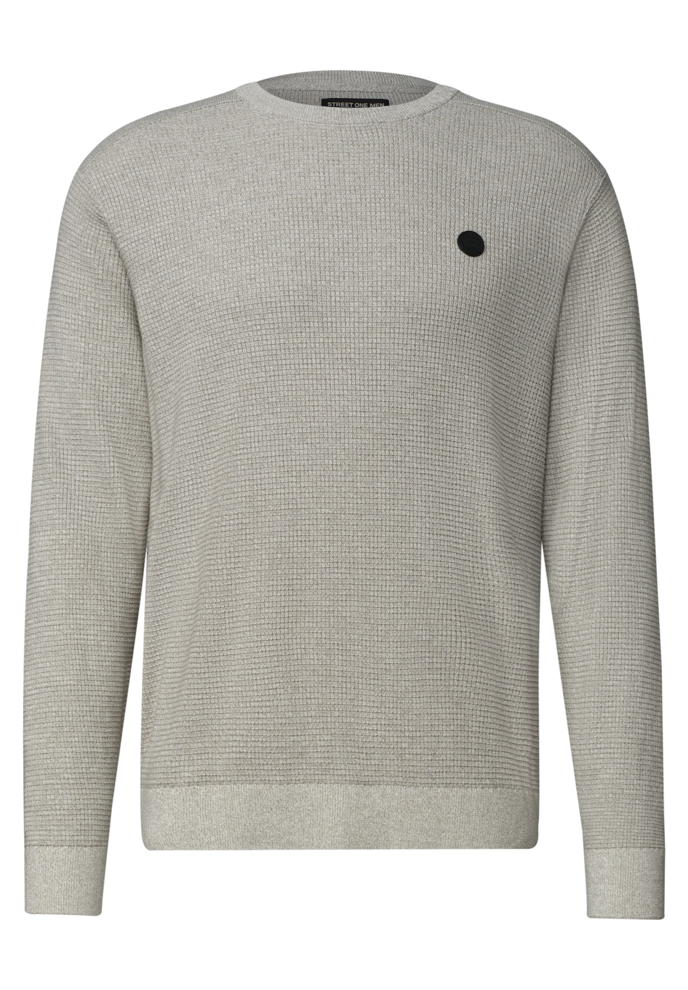 Street One MEN Sweater in XXXL in mottled beige, Item view
