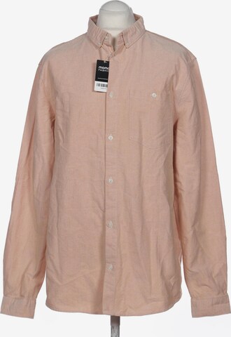 WEEKDAY Button Up Shirt in XL in Orange: front