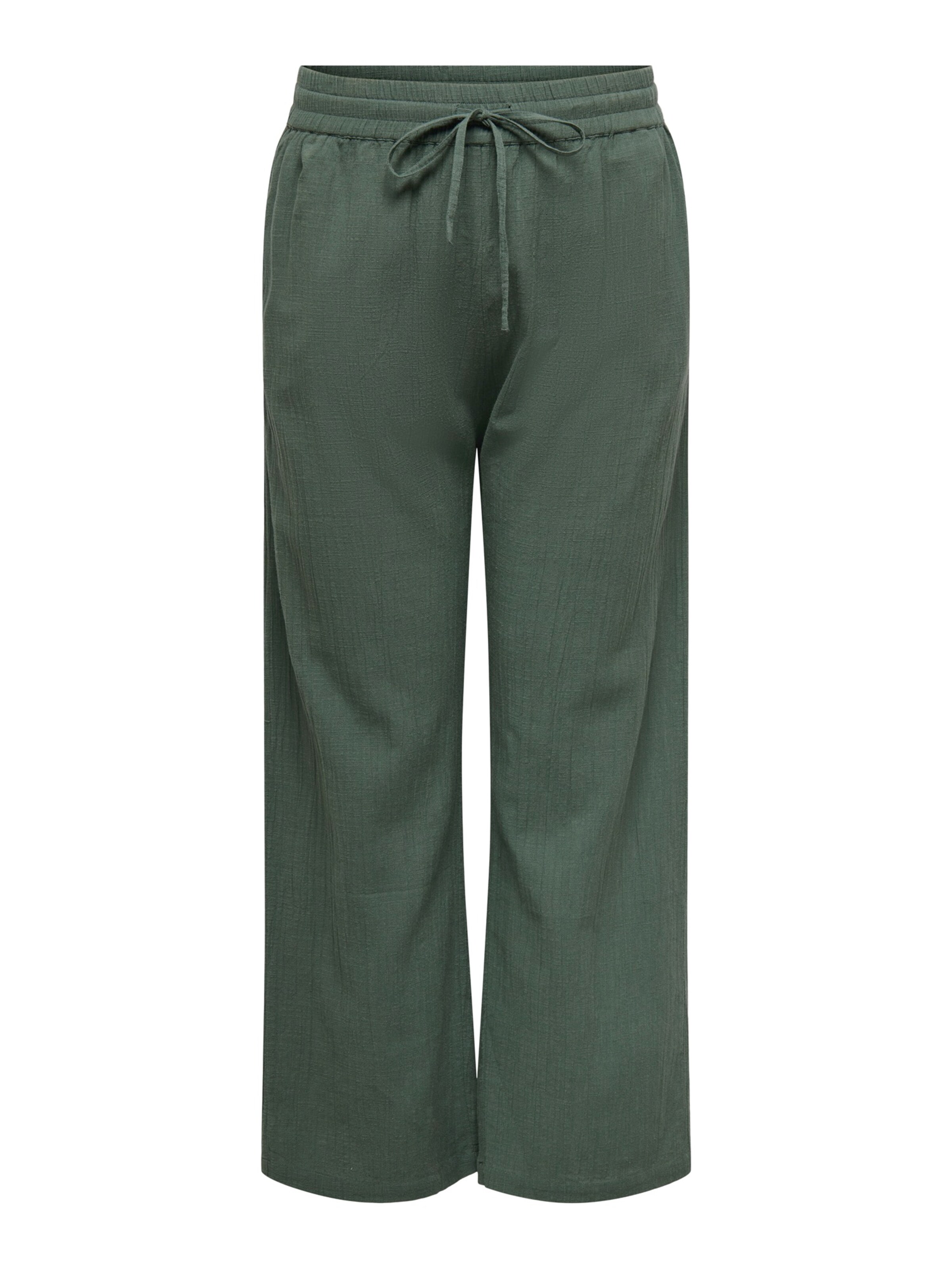 ONLY Carmakoma - Loosefit Pantalón 'CARTIZANA' en verde: frente