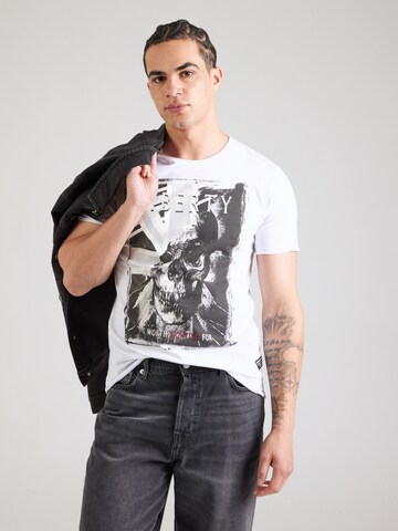 Key Largo Shirt 'Liberty' in White: front