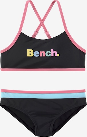 BENCH Bralette Bikini in Black: front