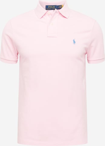 T-Shirt Polo Ralph Lauren en rose : devant