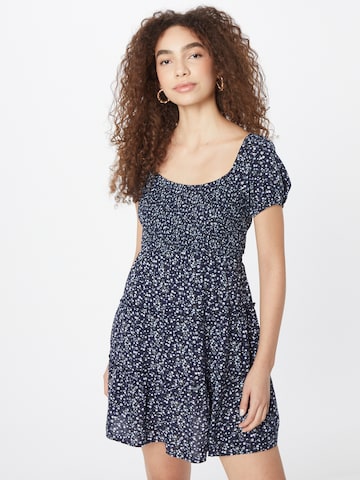 HOLLISTER Jurk in Blauw: voorkant