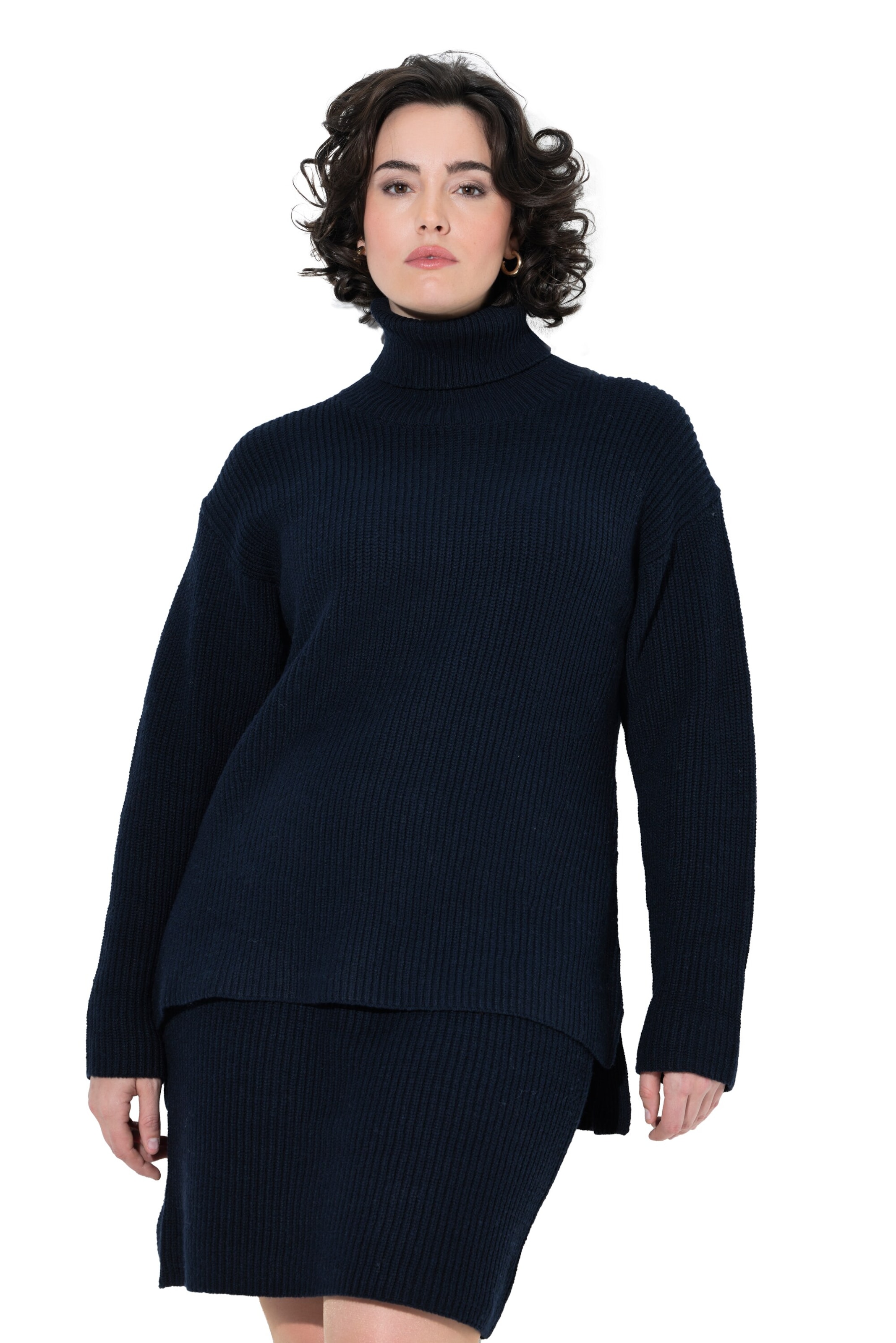 Ulla Popken Pullover in Blau: Vorderseite