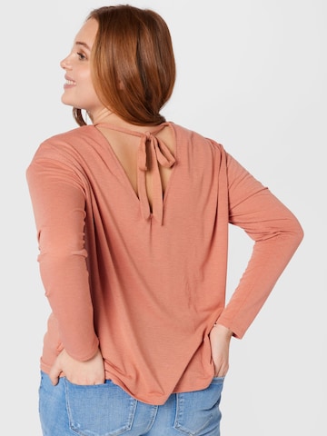 ABOUT YOU Curvy Shirt 'Piper' in Orange