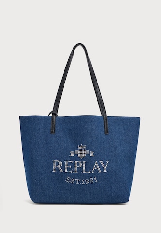 Shopper di REPLAY in blu: frontale