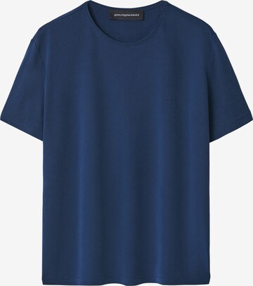 T-Shirt Adolfo Dominguez en bleu : devant