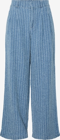 PIECES Wide Leg Laskosfarkut 'PCMALBA' värissä sininen: etupuoli