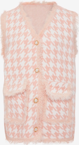 ZITHA Strickweste in Orange: Vorderseite