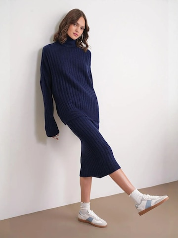 MixRay Rok 'Strickröcke' in Blauw