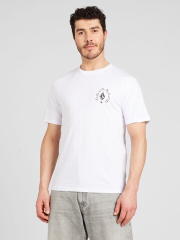 Volcom - Camiseta 'MADITI' en blanco: frente