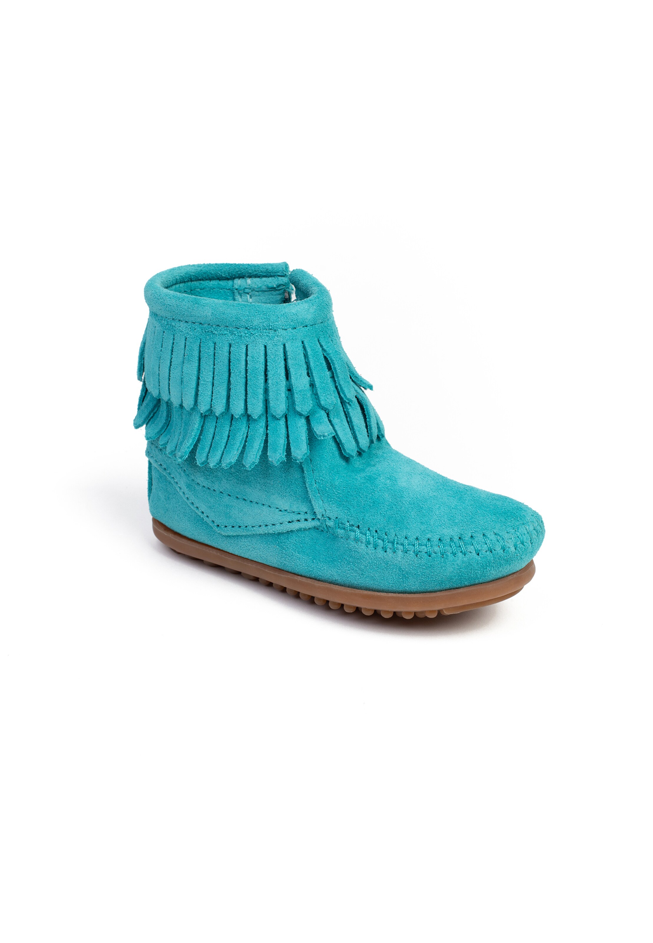 Minnetonka Støvler 'Double fringe' i blå