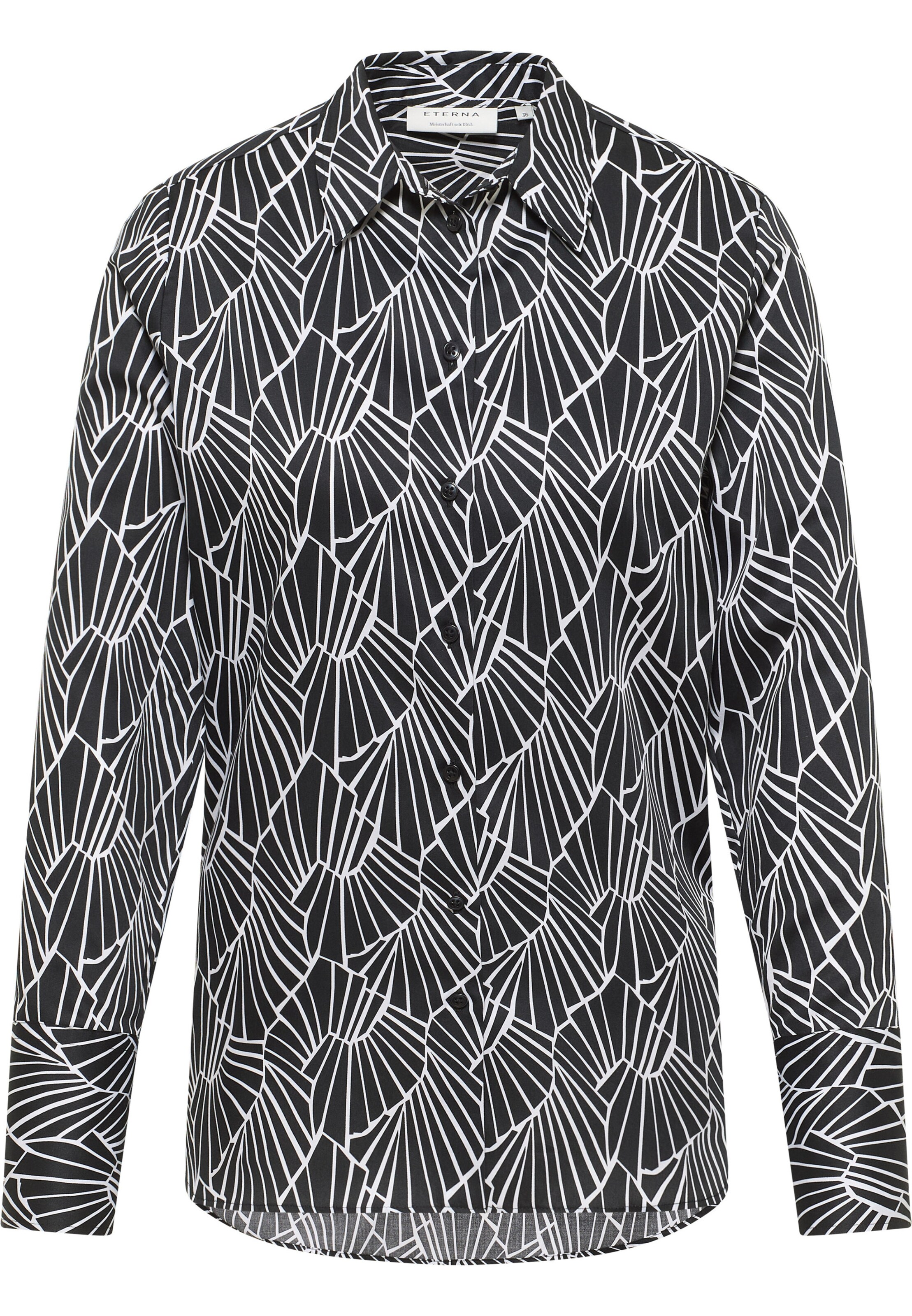 ETERNA Blouse in Zwart: voorkant