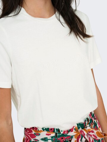 JDY - Camiseta 'MOLLY' en blanco