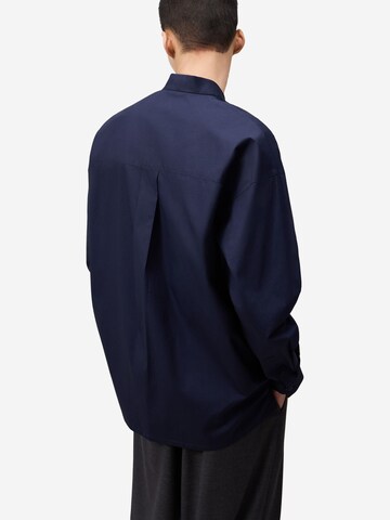 Adolfo Dominguez Comfort fit Overhemd in Blauw