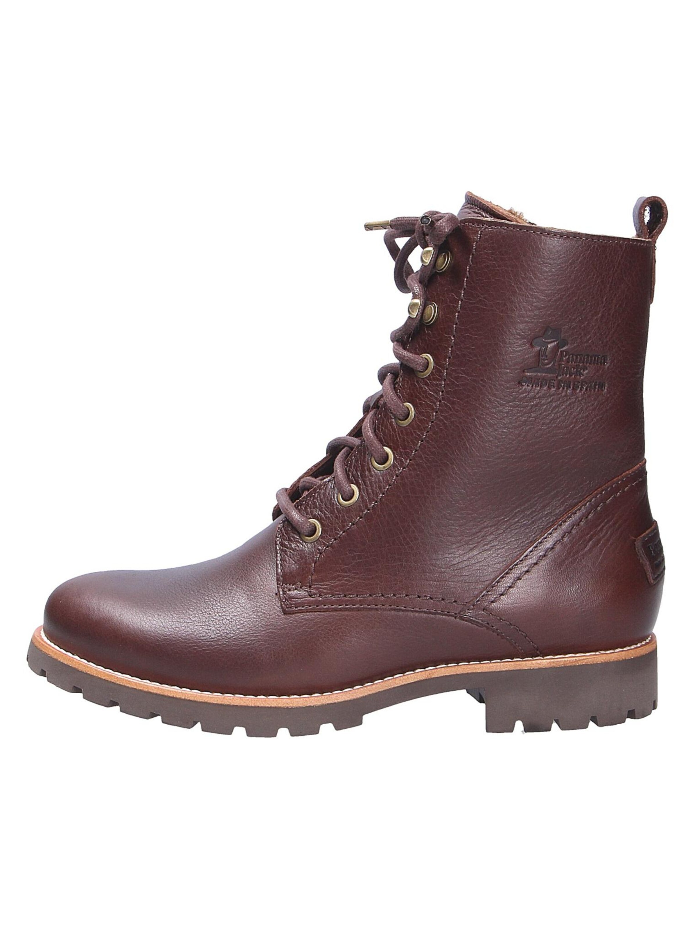 PANAMA JACK Lace-Up Boots 'FARA' in Brown