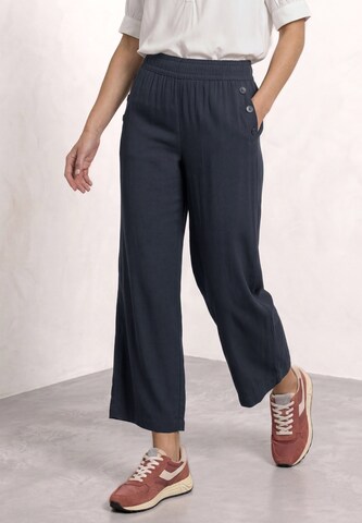 STREET ONE Wide Leg Hose 'Emee' in Blau: Vorderseite