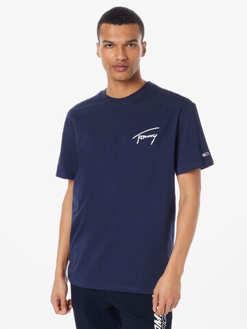 Tommy Jeans Shirt in Blauw: voorkant