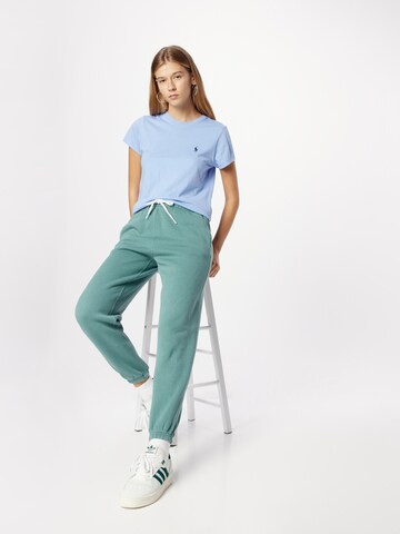 Tapered Pantaloni de la Polo Ralph Lauren pe verde