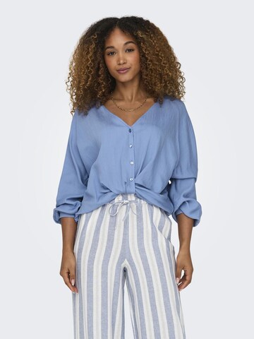 ONLY Blouse in Blauw: voorkant