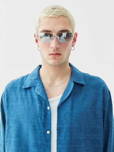 VAMOS CLO Button Up Shirt in Indigo, Item view