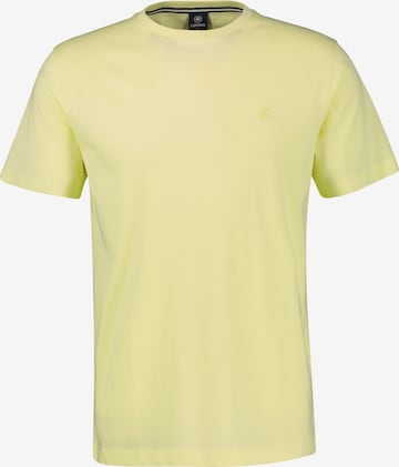 LERROS Klassisches T-Shirt aus reiner Baumwolle mit Rundkragen in Gelb: Vorderseite