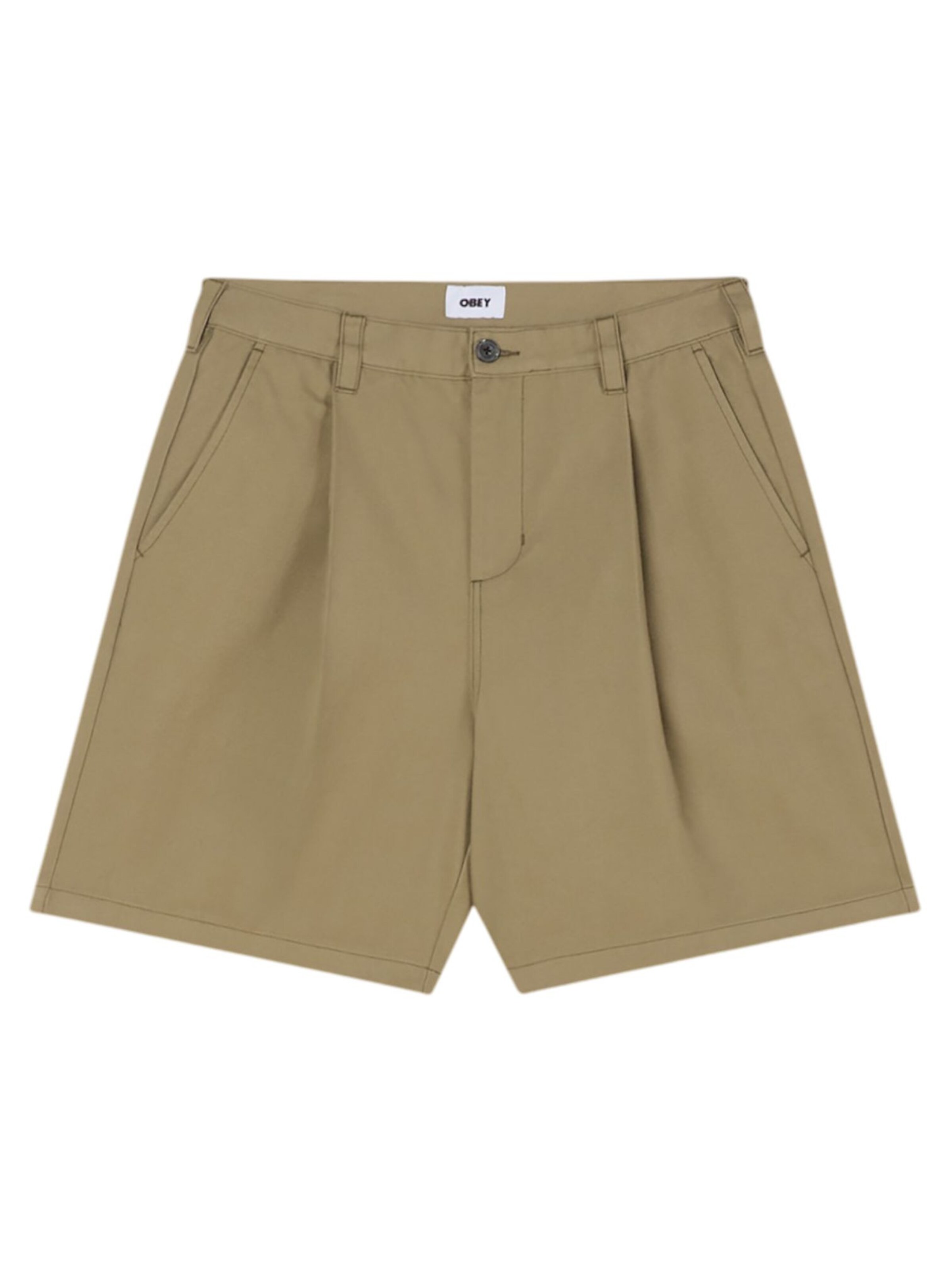 Obey Regular Pants in Beige: front