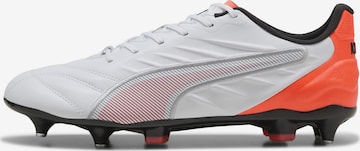 Chaussure de foot 'King Pro' PUMA en blanc : devant
