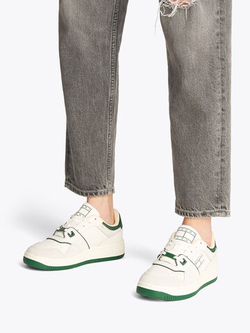 Tommy Jeans Trampki niskie w kolorze beżowy