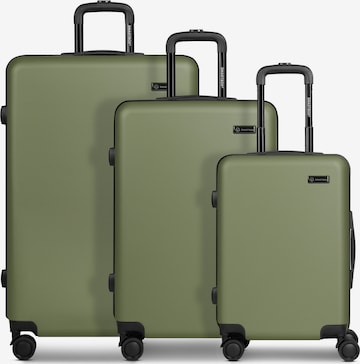 Smartbox Suitcase Set in Green: front
