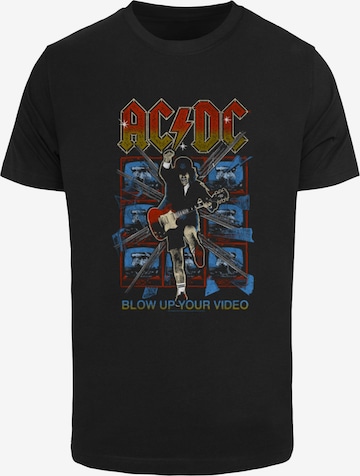 T-Shirt 'ACDC Blow Up Your Video' Merchcode en noir : devant