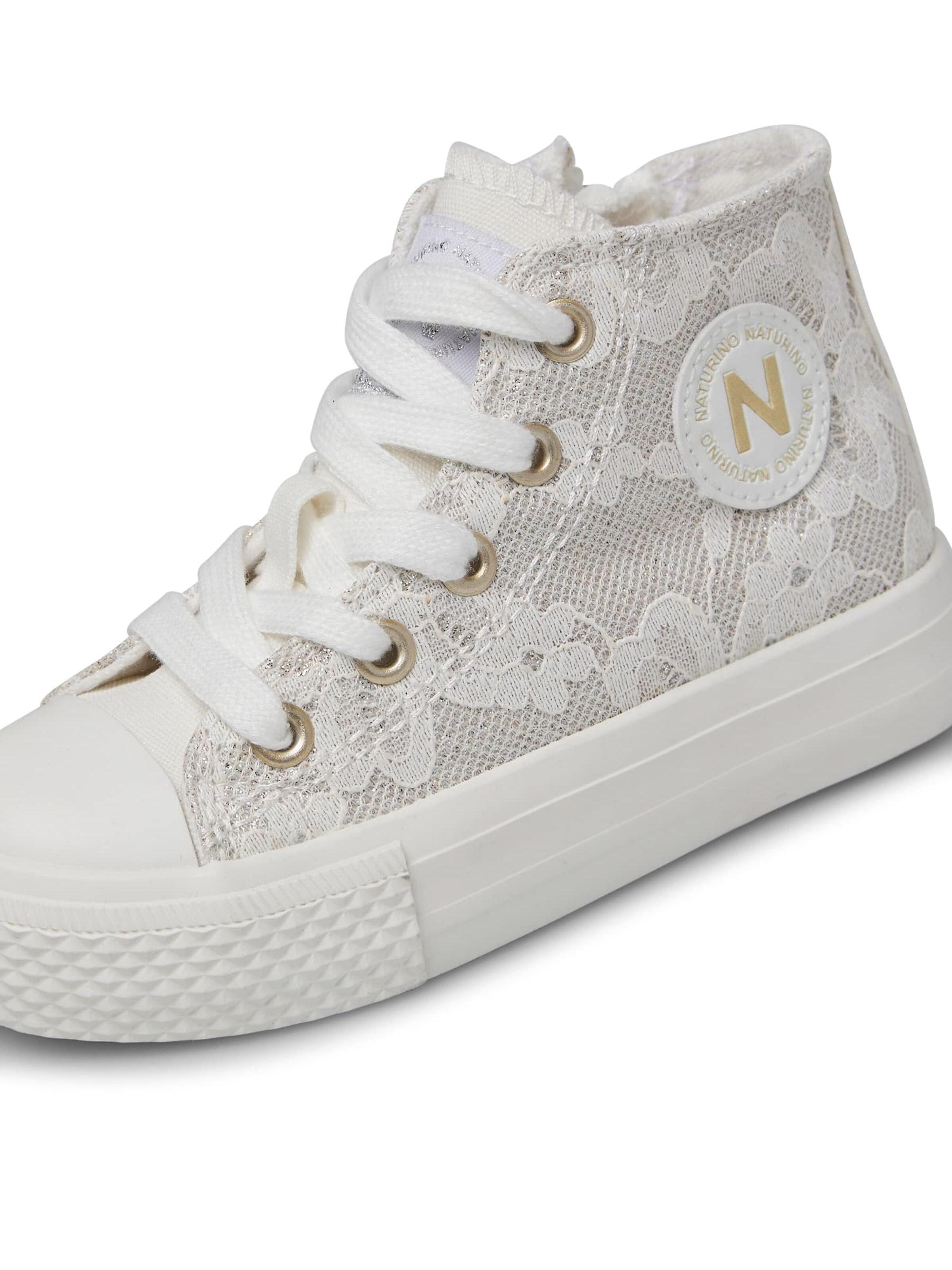 NATURINO Sneakers 'YLFAS.' in Wit