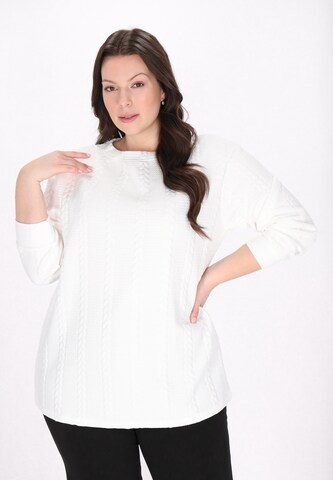 Usha - Sweatshirt em branco: frente