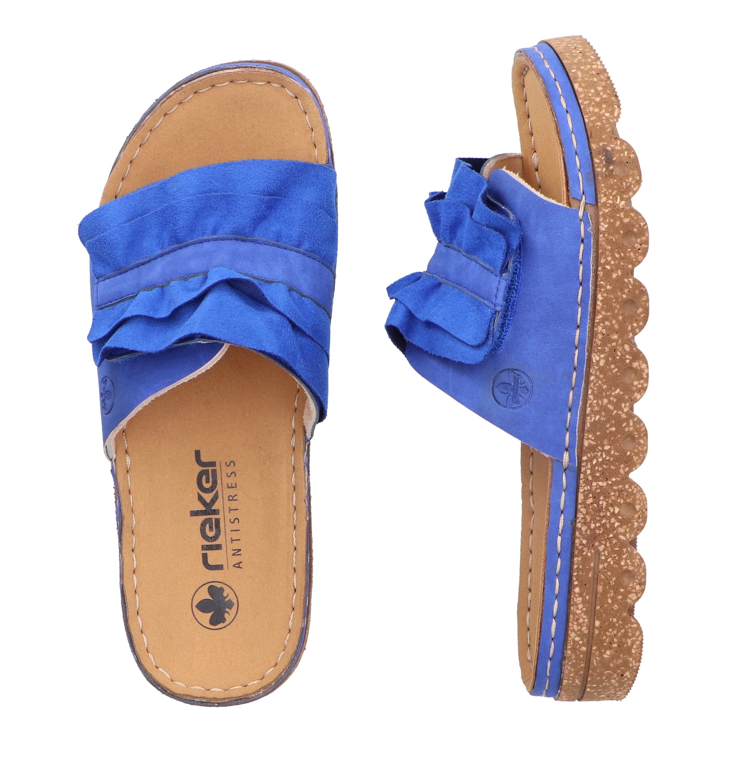 Rieker Mules in Blue